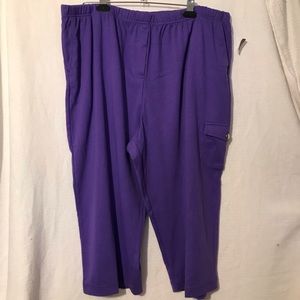 Links capris women purple